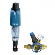Фильтр тонкой очистки промывной BWT Infinity M - 3/4" (НР, PN16, 30°C, с редуктором и обр.клапаном)