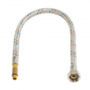 Подводка под смеситель гибкая STOUT (Смеситель/Гайка) - M10(18мм) x 3/8", длина 400 мм