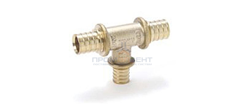 Тройник переходной REHAU - 32 x 10 x 32 (латунь, для труб из сшитого полиэтилена RAUTHERM S)