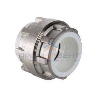 Муфта разъемная VALTEC VTp.763 - 63 (для полипропиленовых труб под пайку, цвет белый)
