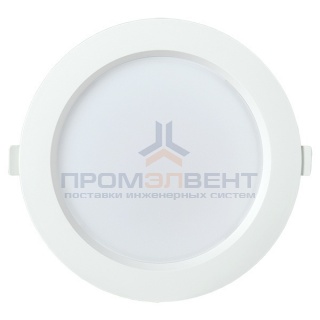 Светильник LED ДВО 1704 белый круг 24Вт 4000K IP40 192x68mm IEK