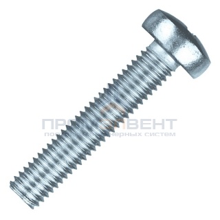 Винт с полукруглой головкой М4х40 оцинкованный DIN7985