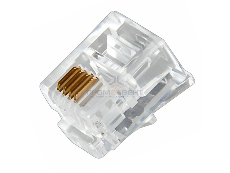 Джек телефонный 6P-4C Rexant