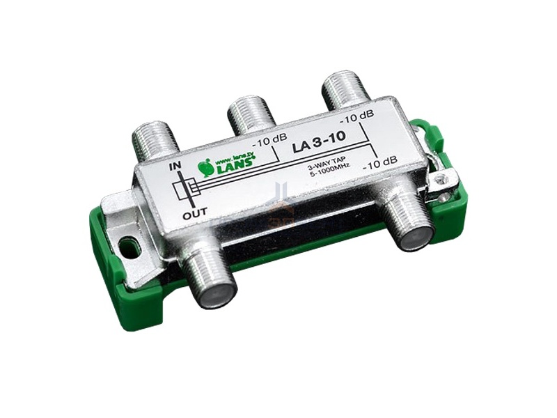 Ответвитель 3 отвода 10.0 дБ