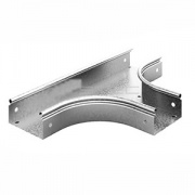 Т-отвод плавный к лотку 100х100 OSTEC