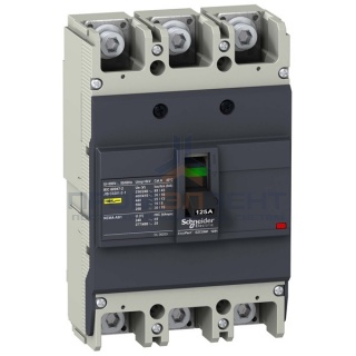 Автоматический выключатель Schneider Electric EZC250F 125A 18 кА/400В 3П3Т (автомат)