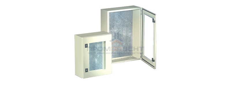 Навесной шкаф CE, с прозрачной дверью, 600 x 400 x 250мм, IP55