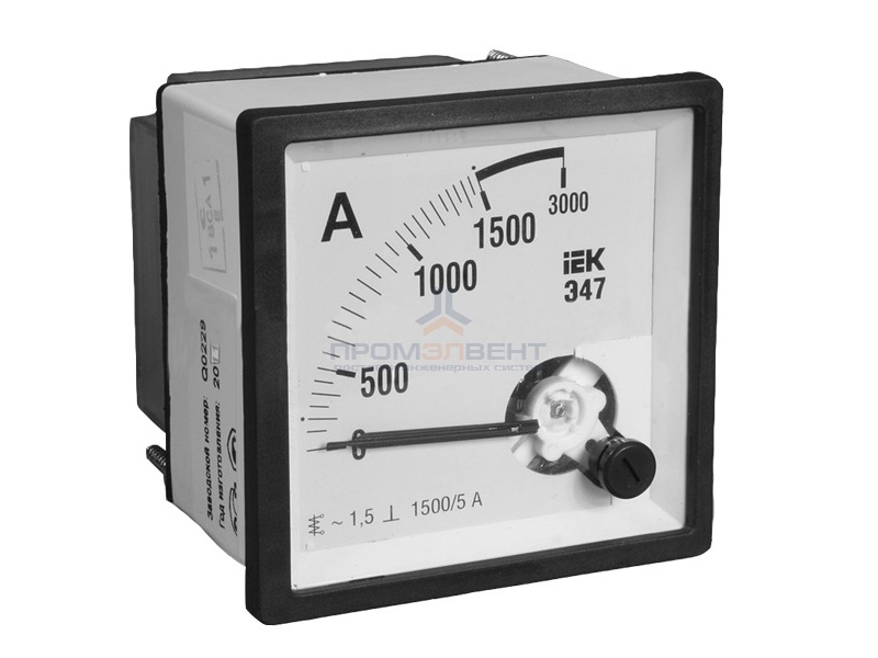 Амперметр Э47 3000/5А кл. точн. 1,5 72х72мм
