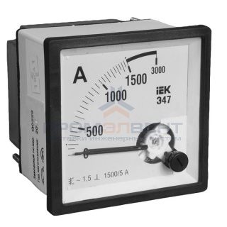 Амперметр Э47 3000/5А кл. точн. 1,5 72х72мм